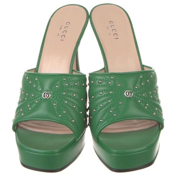 Gucci Leather Mules - Picture 2 of 5